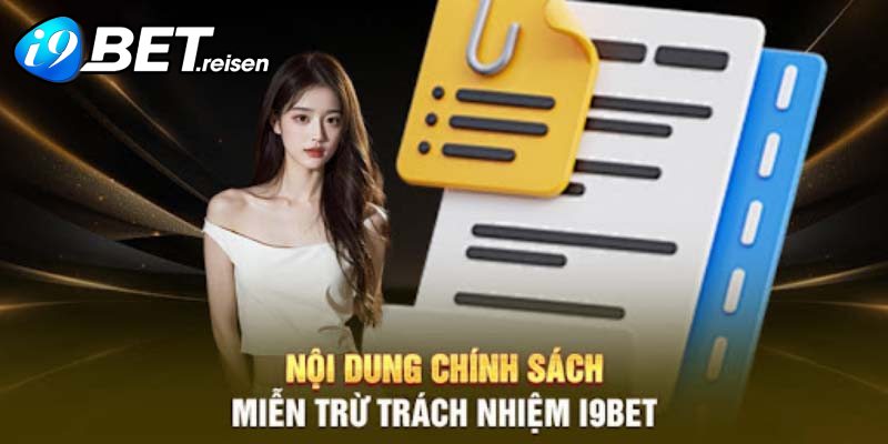 Nhà cái được miễn trừ trách nhiệm